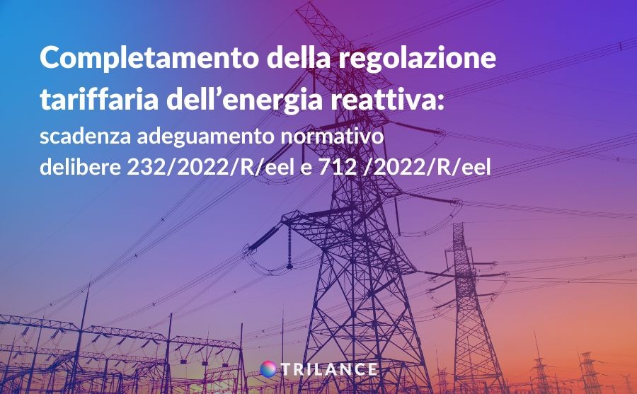 Regolazione tariffaria dell’energia reattiva: completamento della normativa